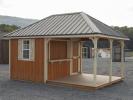 10x16 Hip Style Cabana Building for sale at Pine Creek Structures