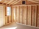 Inside: 10x12 Storage Shed With Peak Roofline